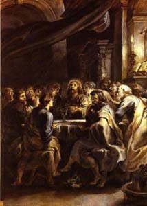 imagem santa ceia de Peter Paul Rubens