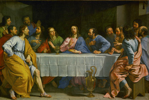 imagem santa ceia de Philippe de Champaigne